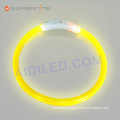 Pvc Water Resistance Glow Luminous Led Dog Collar